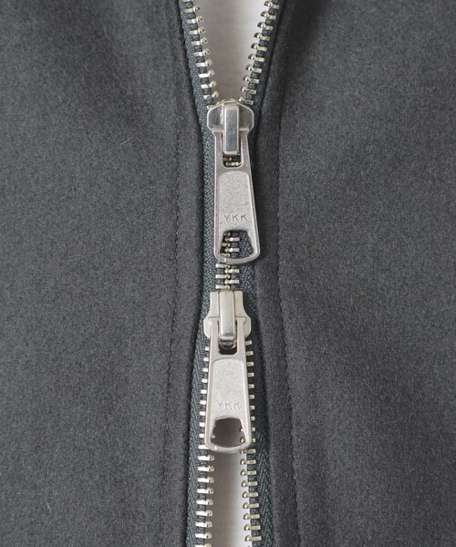 LOVELESS（ラブレス）の「メルトンジップアップパーカー（パーカー・メンズ・グレー系その他/ブラック・M/L）」の14枚目の写真