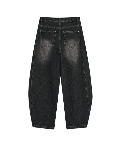 DEFGARMENTS（デフグラメンツ）の「CAT BLUSH WIDE PANTS [BLACK DENIM]（デニムパンツ・レディース・その他・X-SMALL/SMALL/MEDIUM/LARGE）」の10枚目の写真