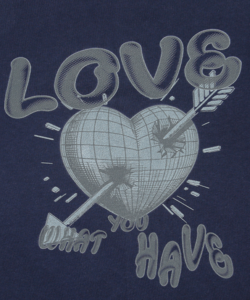 XTONZ（エクストーンズ）の「XTT137ピアスベージュリンガーTシャツ（NAVY）（Tシャツ/カットソー・メンズ・その他・LARGE/MEDIUM）」の7枚目の写真