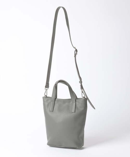 GLOBAL WORK(グローバルワーク)の「PU2WAYショルダーS/617713(ショルダーバッグ・メンズ・グレー/ブラック・FREE)」の4枚目の写真