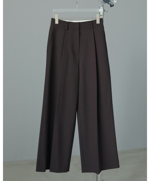 anuke（アンヌーク）の「Tuck Pleats Pants（その他パンツ・レディース・アイボリー/オリーブ/ボルドー・36inch/38inch）」の18枚目の写真