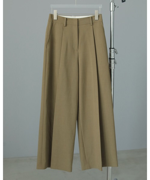 anuke（アンヌーク）の「Tuck Pleats Pants（その他パンツ・レディース・アイボリー/オリーブ/ボルドー・36inch/38inch）」の19枚目の写真
