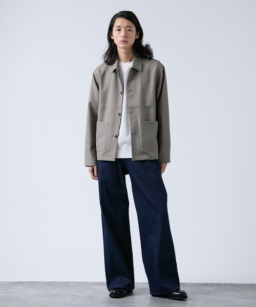 B.C STOCK（ベーセーストック）の「《追加3》12.5oz 5ポケット ワイドリジットデニム（デニムパンツ・メンズ・ブラック/ネイビー・MEDIUM/LARGE）」の8枚目の写真