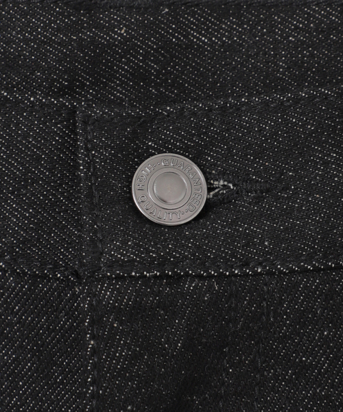 B.C STOCK（ベーセーストック）の「《追加3》12.5oz 5ポケット ワイドリジットデニム（デニムパンツ・メンズ・ブラック/ネイビー・MEDIUM/LARGE）」の15枚目の写真