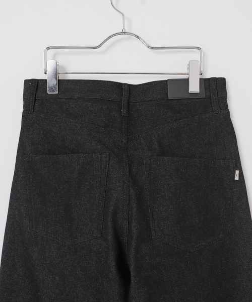 B.C STOCK（ベーセーストック）の「《追加3》12.5oz 5ポケット ワイドリジットデニム（デニムパンツ・メンズ・ブラック/ネイビー・MEDIUM/LARGE）」の19枚目の写真