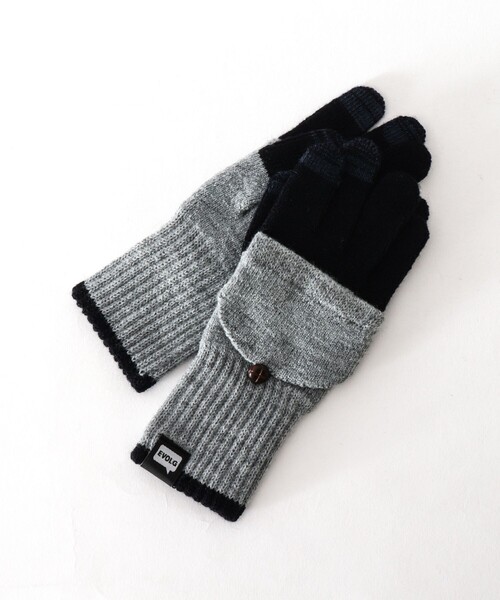 EVOLG（エヴォログ）の「【EVOLG/エヴォログ】ATHENA ニットグローブ LET2812（手袋・メンズ・ブルー/ネイビー/ライトグレー・FREE）」の3枚目の写真