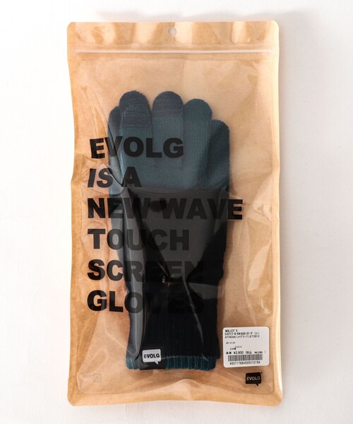 EVOLG（エヴォログ）の「【EVOLG/エヴォログ】ATHENA ニットグローブ LET2812（手袋・メンズ・ブルー/ネイビー/ライトグレー・FREE）」の10枚目の写真