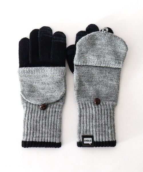 EVOLG（エヴォログ）の「【EVOLG/エヴォログ】ATHENA ニットグローブ LET2812（手袋・メンズ・ブルー/ネイビー/ライトグレー・FREE）」の16枚目の写真