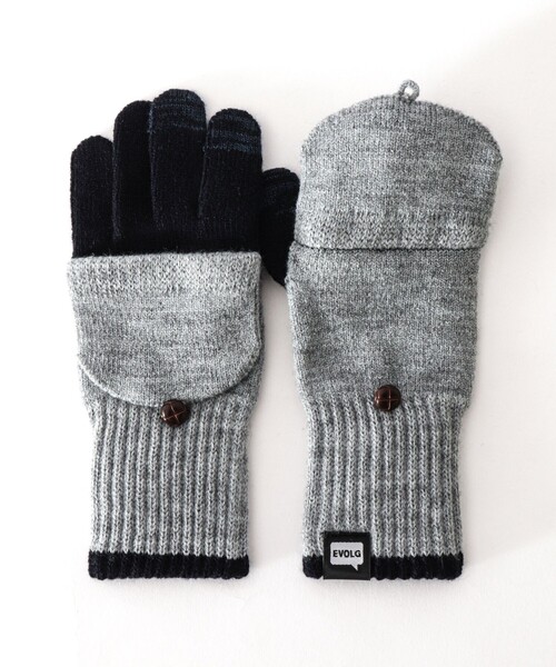 EVOLG（エヴォログ）の「【EVOLG/エヴォログ】ATHENA ニットグローブ LET2812（手袋・メンズ・ブルー/ネイビー/ライトグレー・FREE）」の17枚目の写真