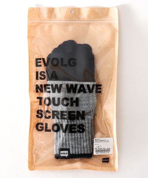 EVOLG（エヴォログ）の「【EVOLG/エヴォログ】ATHENA ニットグローブ LET2812（手袋・メンズ・ブルー/ネイビー/ライトグレー・FREE）」の20枚目の写真