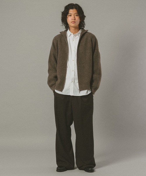 RAGEBLUE（レイジブルー）の「【WOOLMOCH】ドライバーズニット（ニット/セーター・メンズ・ブラック/ベージュ系その他2・MEDIUM/LARGE）」の8枚目の写真