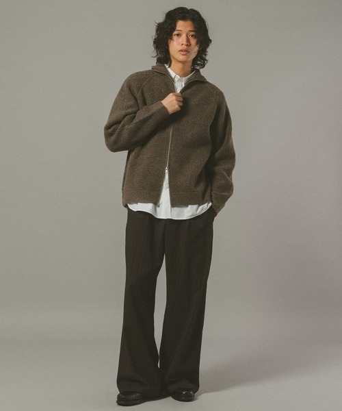 RAGEBLUE（レイジブルー）の「【WOOLMOCH】ドライバーズニット（ニット/セーター・メンズ・ブラック/ベージュ系その他2・MEDIUM/LARGE）」の11枚目の写真