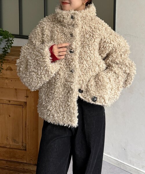 プードルファーミドルジャケット（ブルゾン）｜Thevon（ゼボン）の