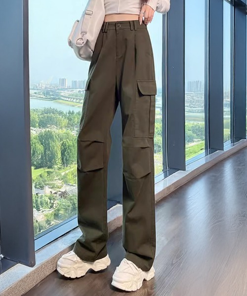 SallyLunn(サリーラン)の「ストレートカーゴパンツ(カーゴパンツ・レディース・カーキ/ベージュ/ブラック・LARGE/MEDIUM)」の10枚目の写真