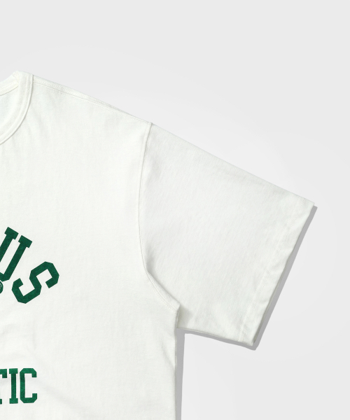 DISCUS ATHLETIC(ディスカス アスレチック)の「ヘビーウェイトセンターロゴTシャツオフホワイト(Tシャツ/カットソー・メンズ・その他・MEDIUM/LARGE/X-LARGE/XX-LARGE)」の3枚目の写真