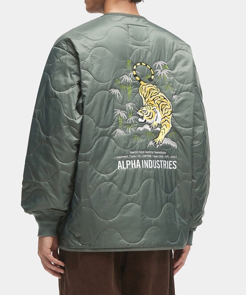 ALPHA-UNFRM TIGER LINER JACKET（その他アウター）｜Alpha Industries