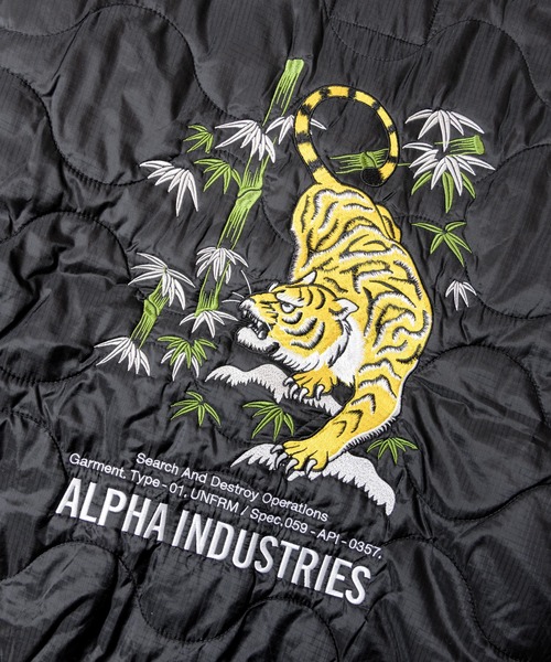 ALPHA-UNFRM TIGER LINER JACKET（その他アウター）｜Alpha Industries