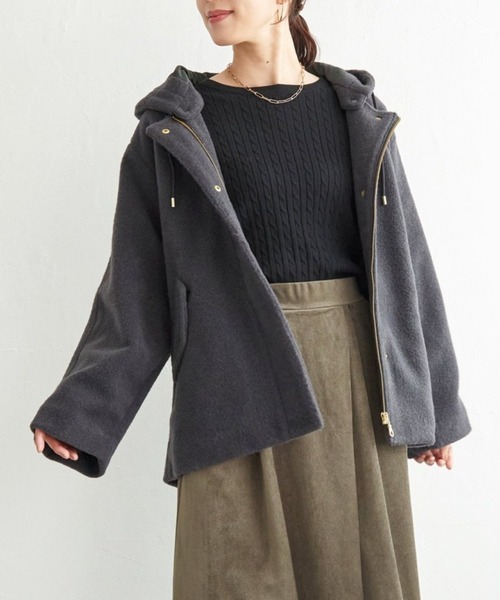 セール】【雑誌InRed1月号掲載】ブークレー2WAYフードコート（ブルゾン