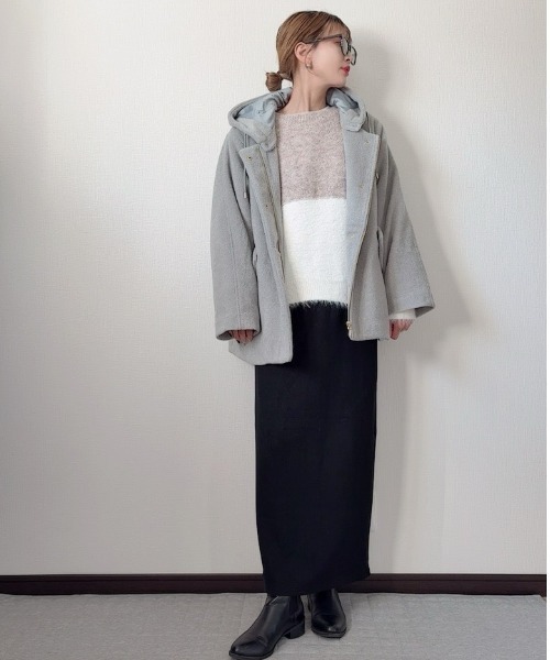 セール】【雑誌InRed1月号掲載】ブークレー2WAYフードコート（ブルゾン