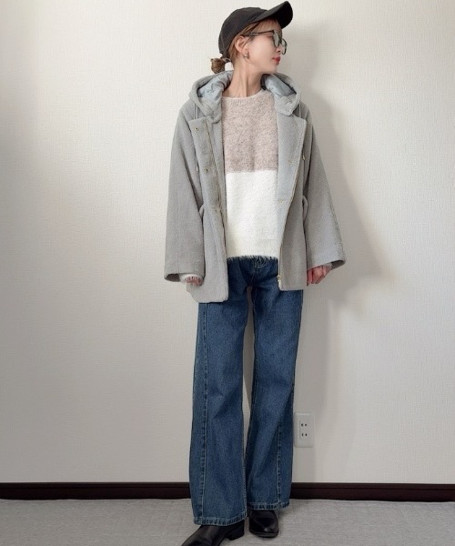 セール】【雑誌InRed1月号掲載】ブークレー2WAYフードコート（ブルゾン