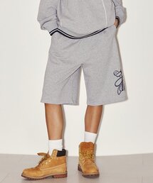 EMBLEM HALF PANTS GRAY