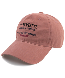 WICK（ウィック）の「LEON VEITTE Cotton Peach ballcap-pink（キャップ）」