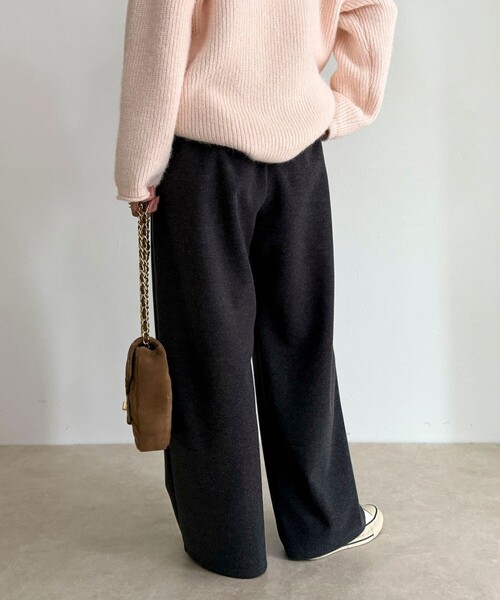 fredy emue（フレディエミュ）の「NEEDLE stretch イージーパンツ（その他パンツ・レディース・ベージュ/ブラック/チャコールグレー・36/38）」の17枚目の写真