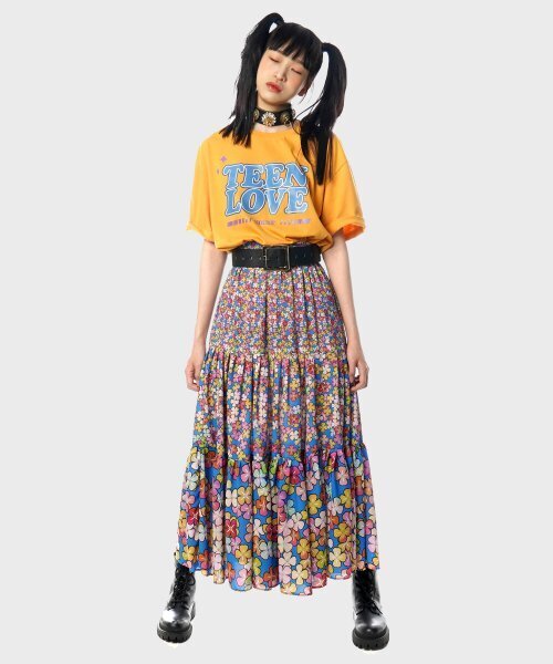 UNTAGE（アンテージ）の「レトロティンラブオーバーサイズTシャツ[イエロー(ユニセックス)]_UTT-ST17（Tシャツ/カットソー・メンズ・その他・FREE）」の2枚目の写真