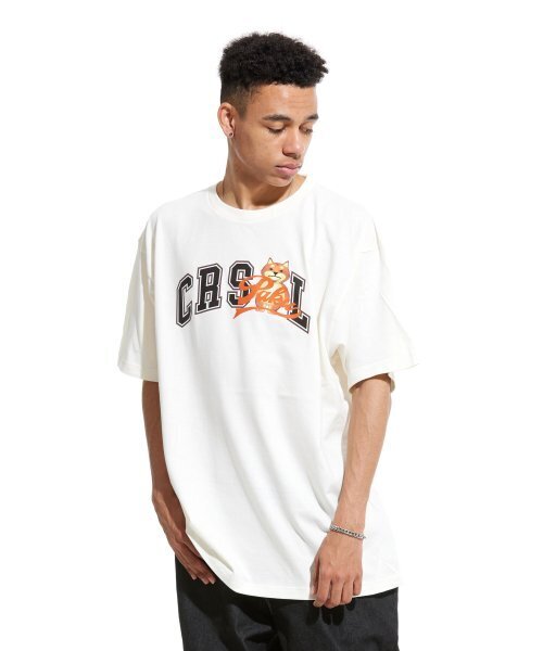 CREAM SODA LAB(クリームソーダラボ)の「マルチアーク半袖Tシャツアイボリーブラック(Tシャツ/カットソー・メンズ・その他・LARGE/MEDIUM/X-LARGE/XX-LARGE)」の3枚目の写真