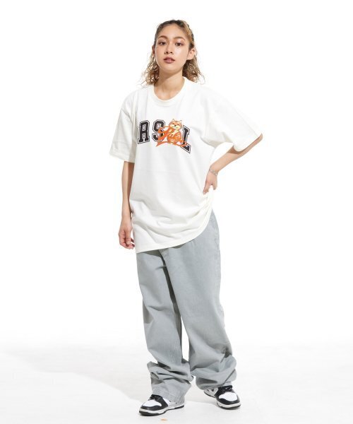 CREAM SODA LAB(クリームソーダラボ)の「マルチアーク半袖Tシャツアイボリーブラック(Tシャツ/カットソー・メンズ・その他・LARGE/MEDIUM/X-LARGE/XX-LARGE)」の9枚目の写真