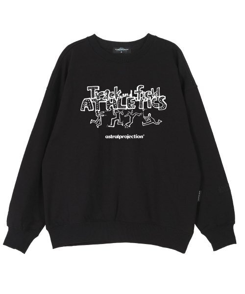 ASTRAL PROJECTION(アストラルプロジェクション)の「トラックアンドフィールド オーバーサイズドロップショルダースウェット_ブラック(スウェット・メンズ・その他・LARGE/X-LARGE)」の2枚目の写真