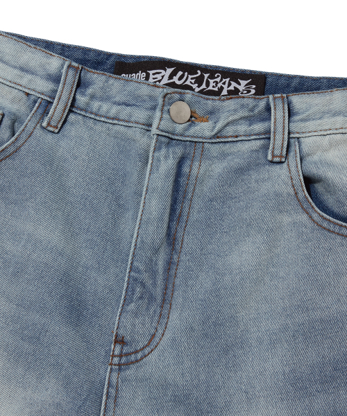 suade（スエード）の「FLARE DENIM [LIGHT BLUE]（デニムパンツ・レディース・その他・SMALL/MEDIUM/LARGE）」の6枚目の写真