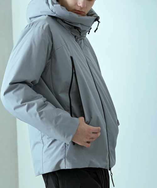 +phenix（プラスフェニックス）の「【WEB・直営店限定】+phenix(プラスフェニックス)HYBRID DOWNJACKET ハイブリッド ダウンジャケット by GORE TEX LABS ゴアテックス（吸湿発熱/防風）（ダウンジャケット/コート・メンズ・グレー/ブラック/ネイビー・M/S/XL/L）」の22枚目の写真
