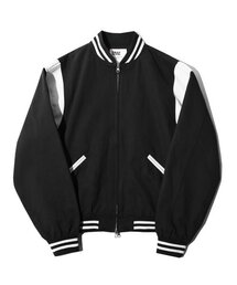 GRAYBLVD（グレイブラバット）の「エムシーツイルコットンバスティジャケット (ブラック)（スタジャン）」