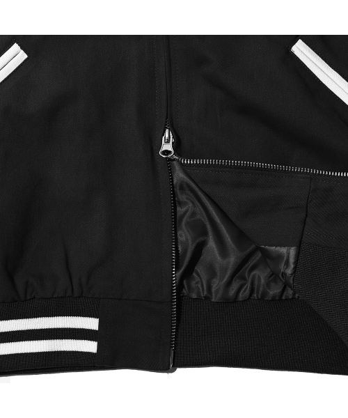 GRAYBLVD(グレイブラバット)の「エムシーツイルコットンバスティジャケット (ブラック)(スタジャン・レディース・その他・LARGE/MEDIUM)」の11枚目の写真
