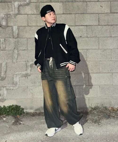 GRAYBLVD(グレイブラバット)の「エムシーツイルコットンバスティジャケット (ブラック)(スタジャン・レディース・その他・LARGE/MEDIUM)」の16枚目の写真