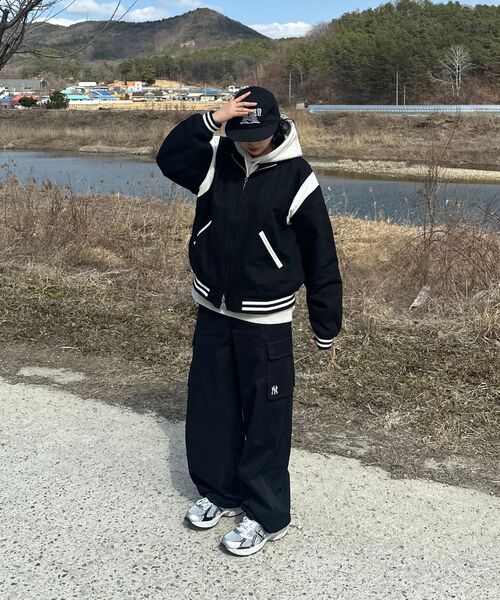 GRAYBLVD(グレイブラバット)の「エムシーツイルコットンバスティジャケット (ブラック)(スタジャン・レディース・その他・LARGE/MEDIUM)」の7枚目の写真