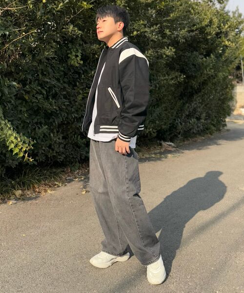 GRAYBLVD(グレイブラバット)の「エムシーツイルコットンバスティジャケット (ブラック)(スタジャン・レディース・その他・LARGE/MEDIUM)」の2枚目の写真