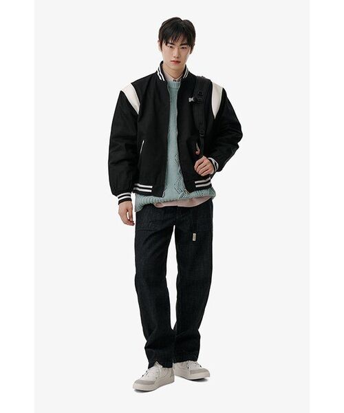 GRAYBLVD(グレイブラバット)の「エムシーツイルコットンバスティジャケット (ブラック)(スタジャン・レディース・その他・LARGE/MEDIUM)」の3枚目の写真