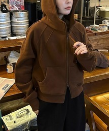 フリース」に該当するレディースのパーカー（ジップアップ