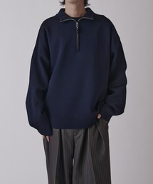 Lui's（ルイス）の「VISミラノリブハーフジップ（ニット/セーター）」