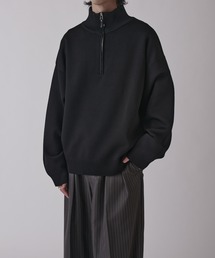 Lui's（ルイス）の「VISミラノリブハーフジップ（ニット/セーター）」