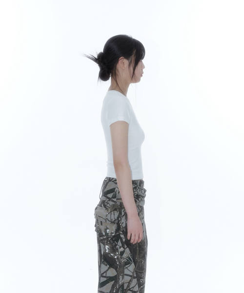 KASHIKO(カシコ)の「Flower Heart Baby Tee White(Tシャツ/カットソー・レディース・その他・SMALL/MEDIUM)」の6枚目の写真