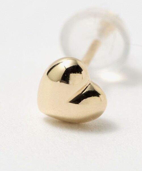 BEAUTY&YOUTH UNITED ARROWS(ビューティーアンドユースユナイテッドアローズ)の「K10 プク ハート ピアス(ピアス(両耳用)・レディース・ゴールド・FREE)」の5枚目の写真