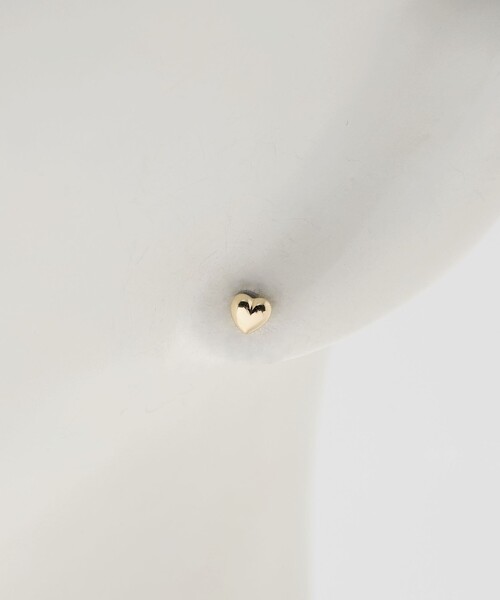 BEAUTY&YOUTH UNITED ARROWS(ビューティーアンドユースユナイテッドアローズ)の「K10 プク ハート ピアス(ピアス(両耳用)・レディース・ゴールド・FREE)」の7枚目の写真