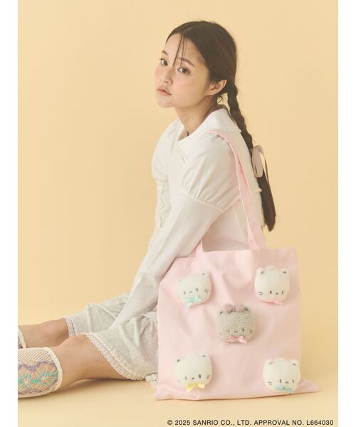 もこもこニャニィニュニェニョントート（トートバッグ）｜merry jenny