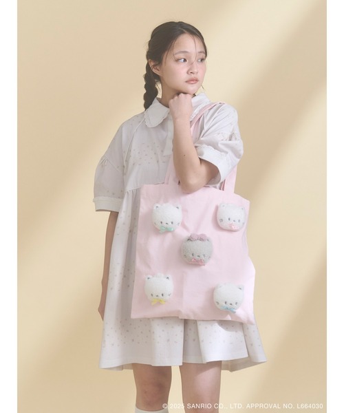 merry jenny(メリージェニー)の「もこもこニャニィニュニェニョントート(トートバッグ・レディース・ピンク・FREE)」の15枚目の写真