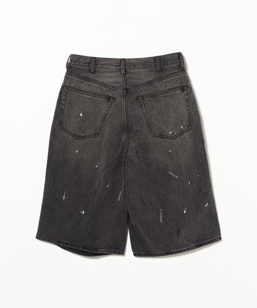 BEAMS(ビームス)の「クォーターレングス ペインターデニムパンツ 【ワイドストレートフィット】(その他パンツ・メンズ・ブラック/サックスブルー・L/M/S/XL)」の8枚目の写真