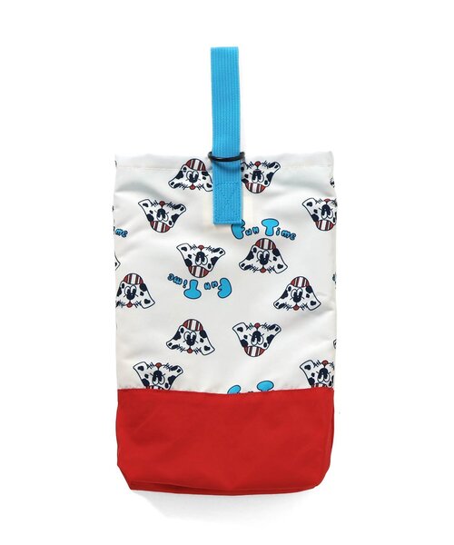 BREEZE（ブリーズ）の「one by more　シューズバッグ（エコバッグ/サブバッグ・キッズ・ピンク/グリーン/オフホワイト・FREE）」の9枚目の写真