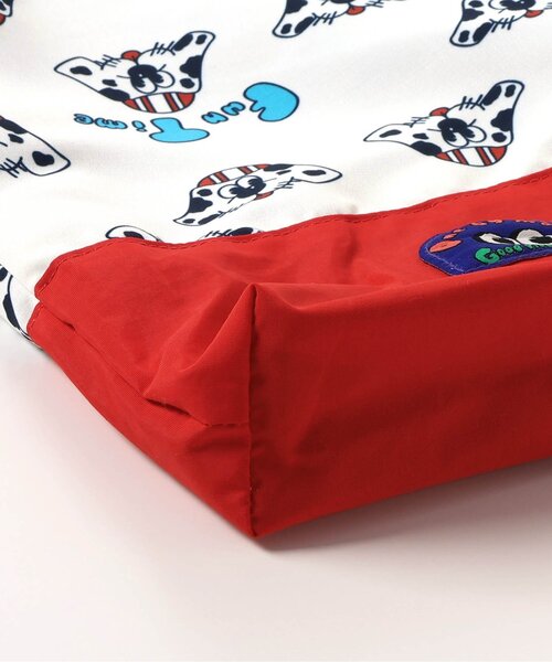 BREEZE（ブリーズ）の「one by more　シューズバッグ（エコバッグ/サブバッグ・キッズ・ピンク/グリーン/オフホワイト・FREE）」の14枚目の写真